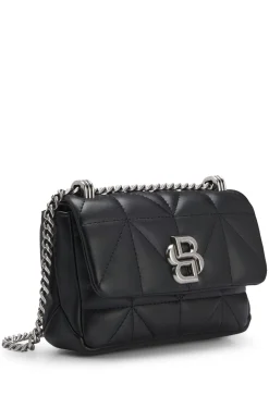Small quilted shoulder bag with Double B monogram