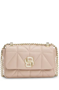 Small quilted shoulder bag with Double B monogram