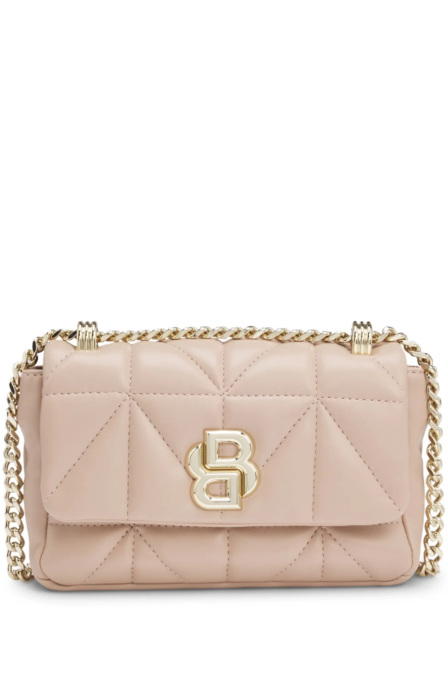 Small quilted shoulder bag with Double B monogram
