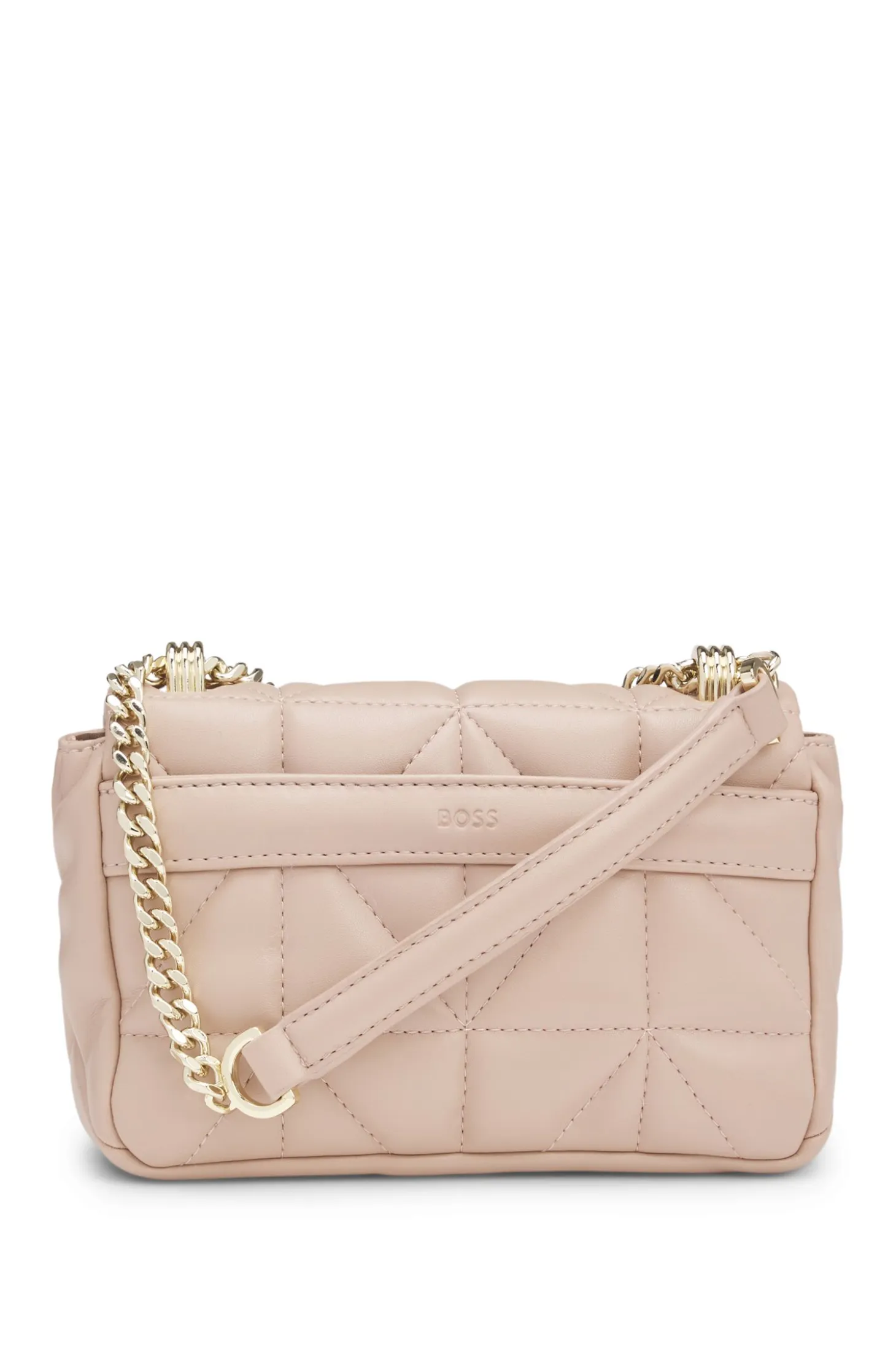 Small quilted shoulder bag with Double B monogram