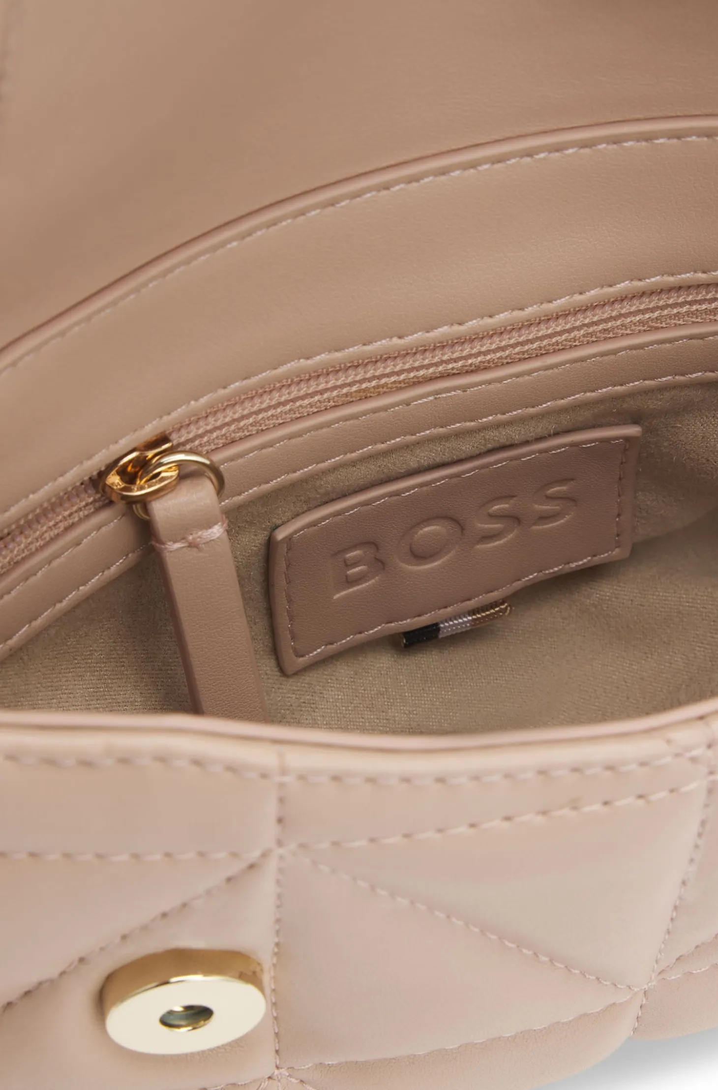 Small quilted shoulder bag with Double B monogram
