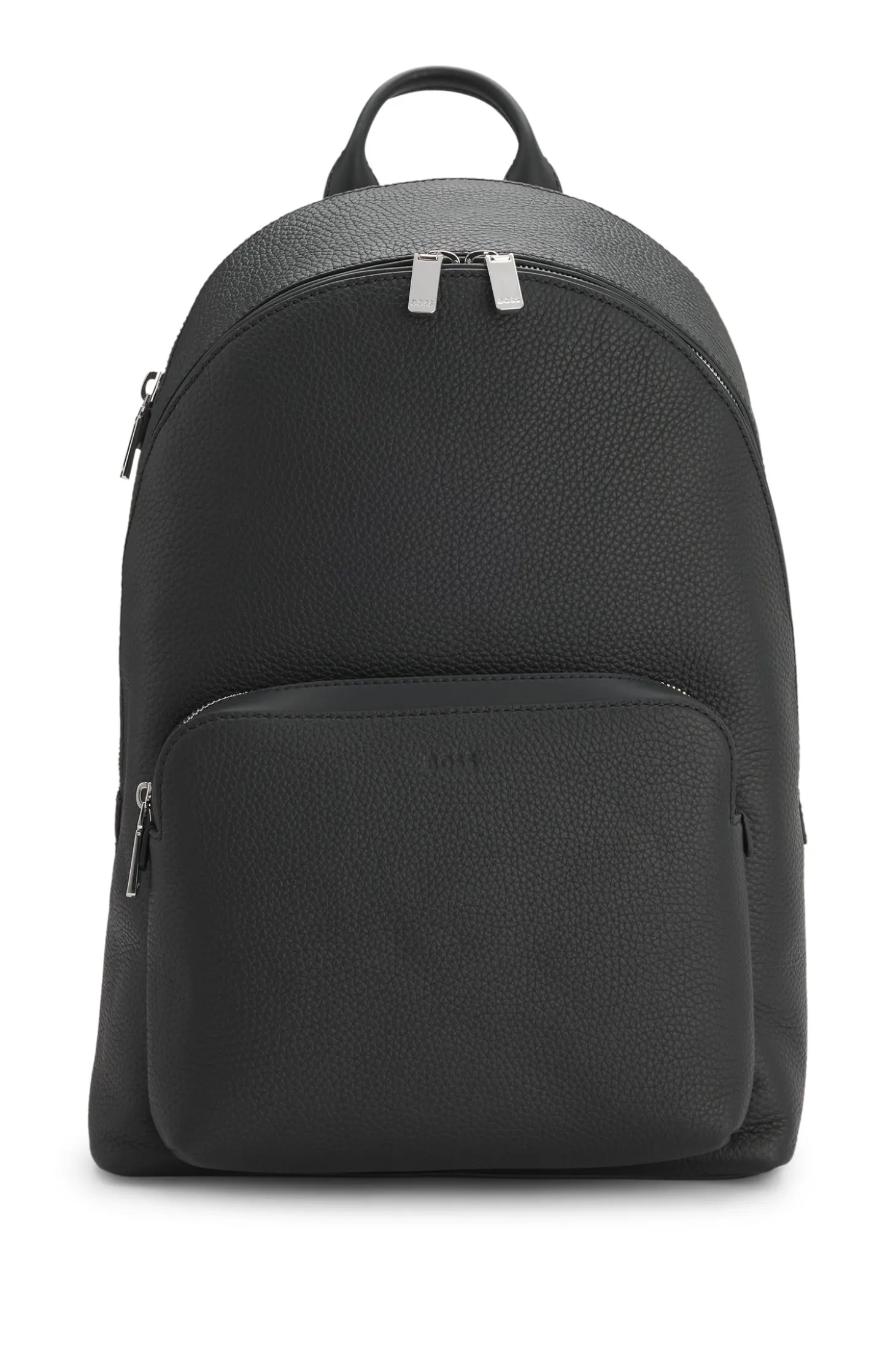 Soft Italian leather backpack with smart sleeve