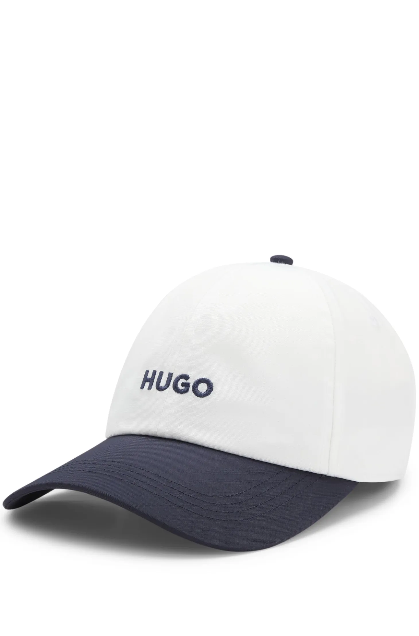 Soft six-panel cap with embroidered logo