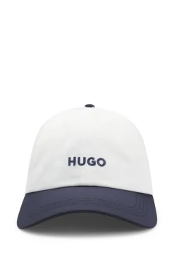 Soft six-panel cap with embroidered logo