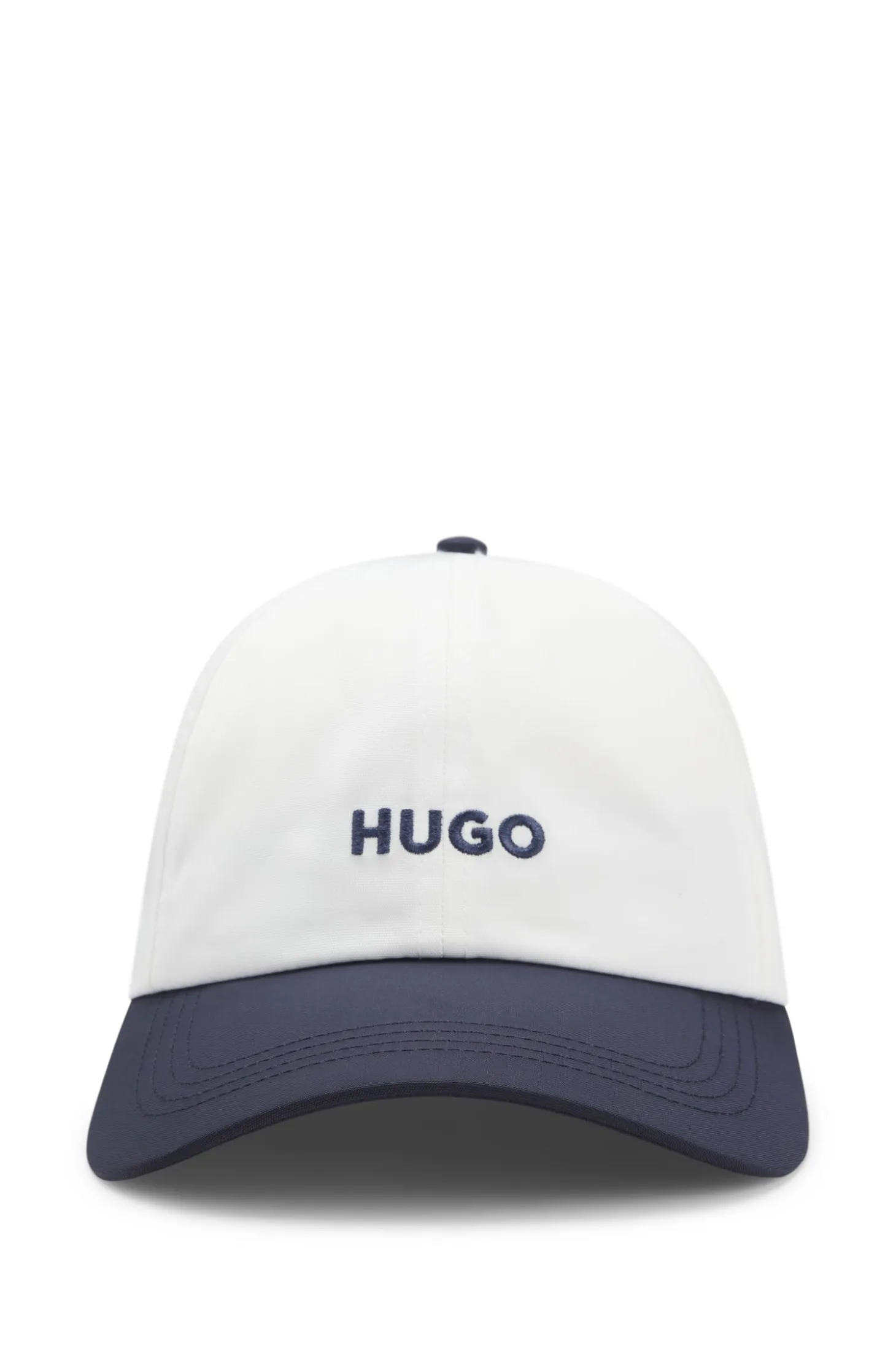 Soft six-panel cap with embroidered logo