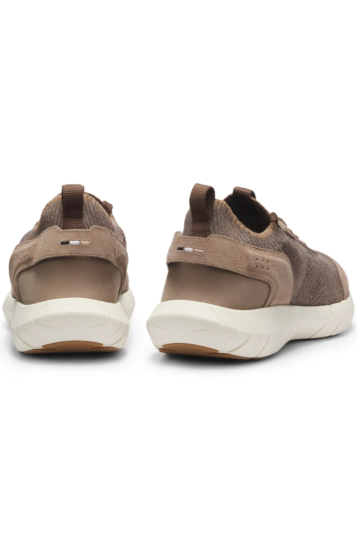 Sporty slip-on trainers with suede details