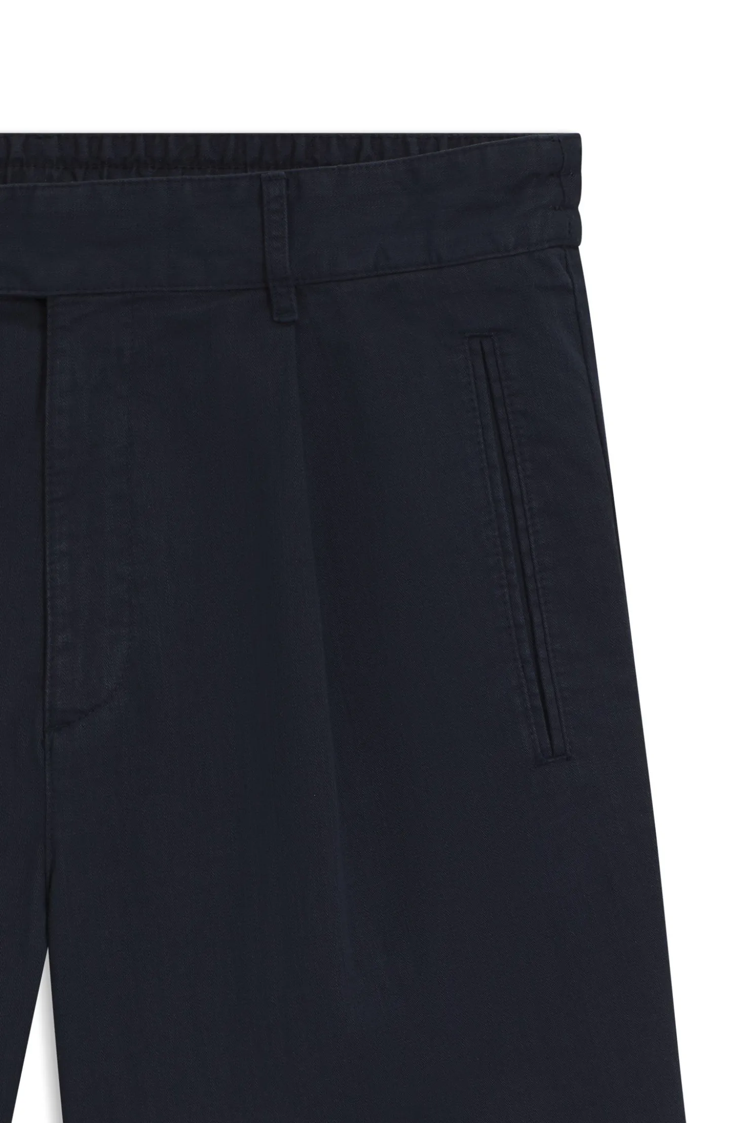 Straight-fit chino shorts in mercerised cotton