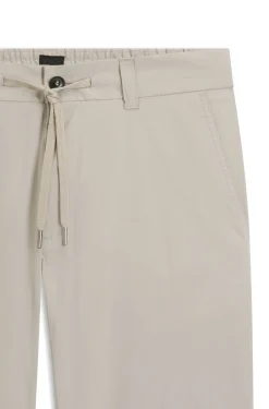 Straight-fit chinos in cotton-blend poplin