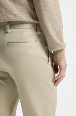 Straight-fit trousers in stretch twill