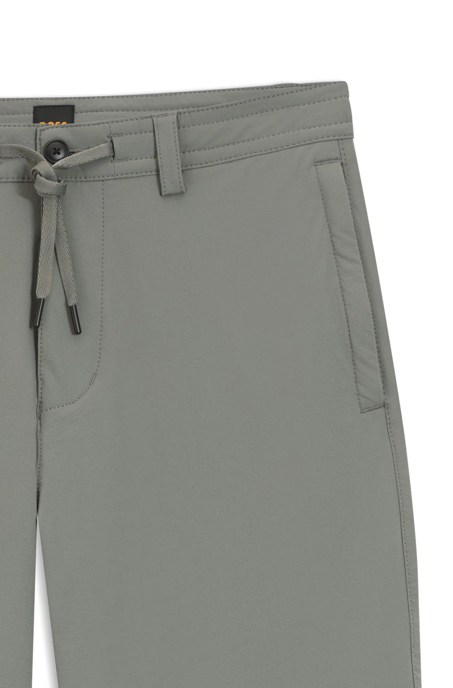 Straight-tapered-fit chinos in stretch fabric