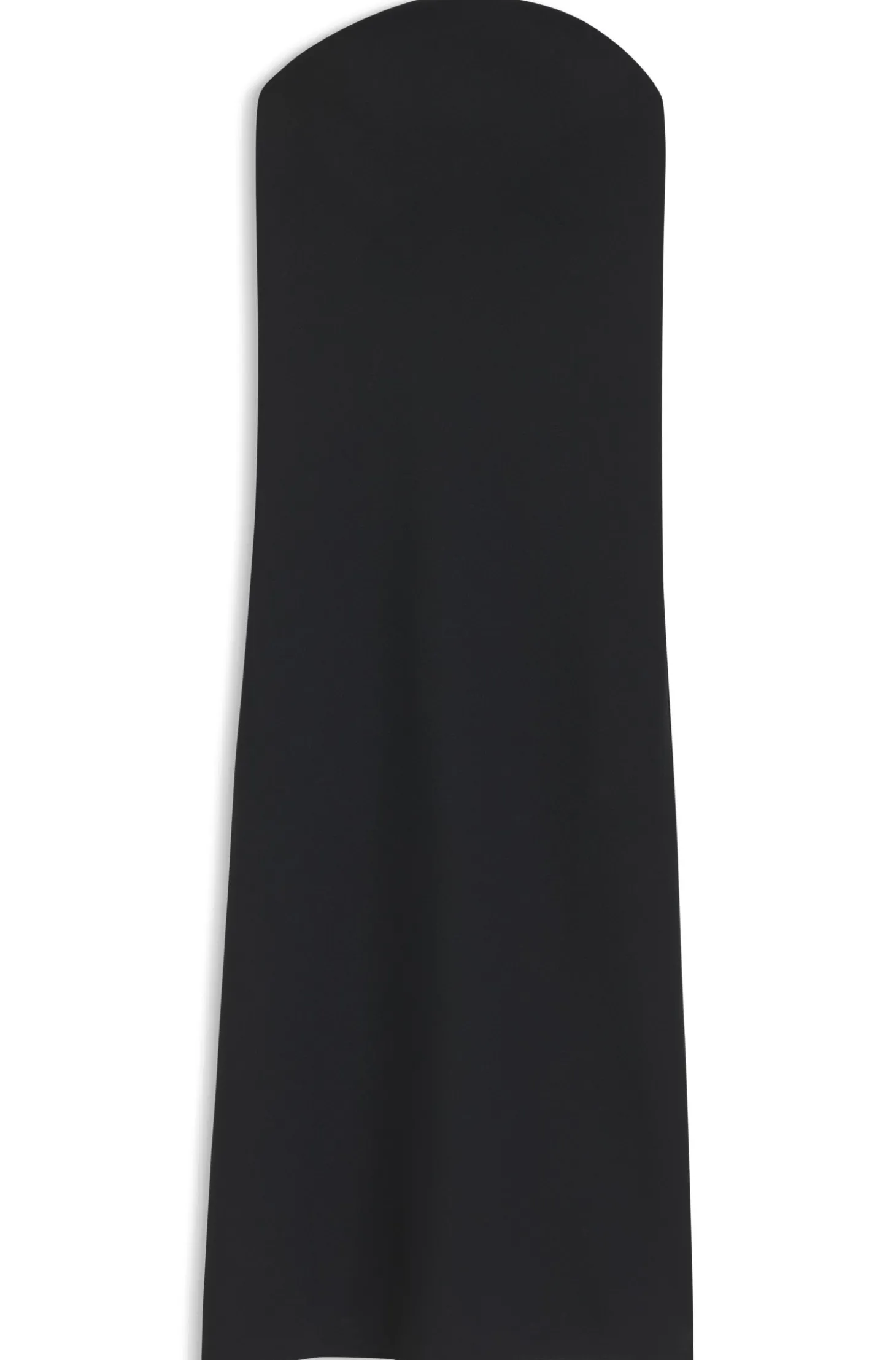 Strapless dress in stretch crepe with built-in corset