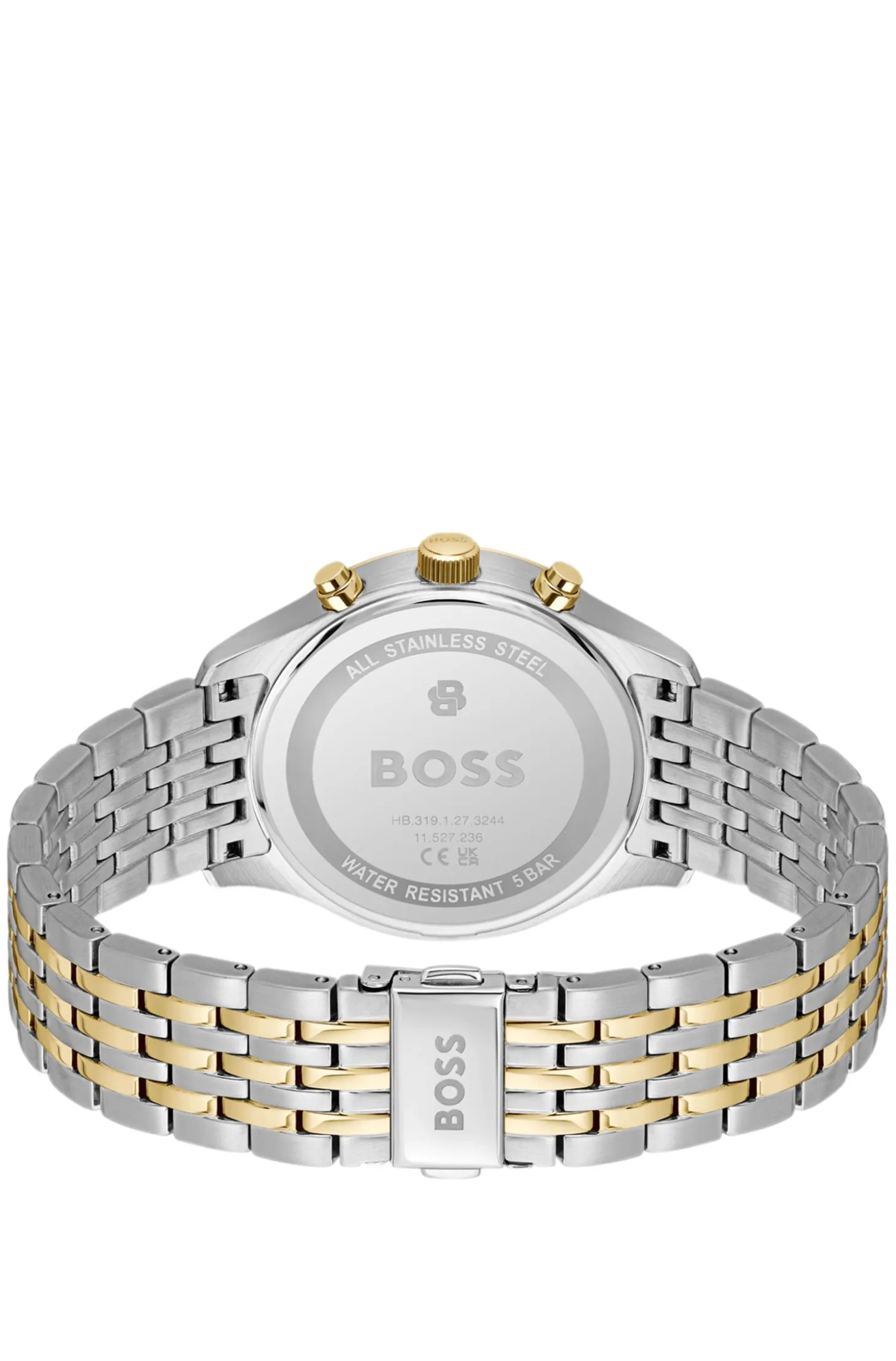 Stratus chronograph watch in two-tone steel