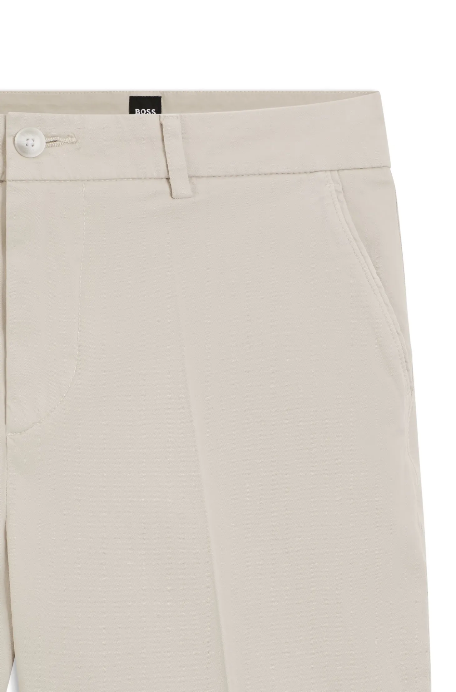 Stretch-cotton shorts in a modern fit