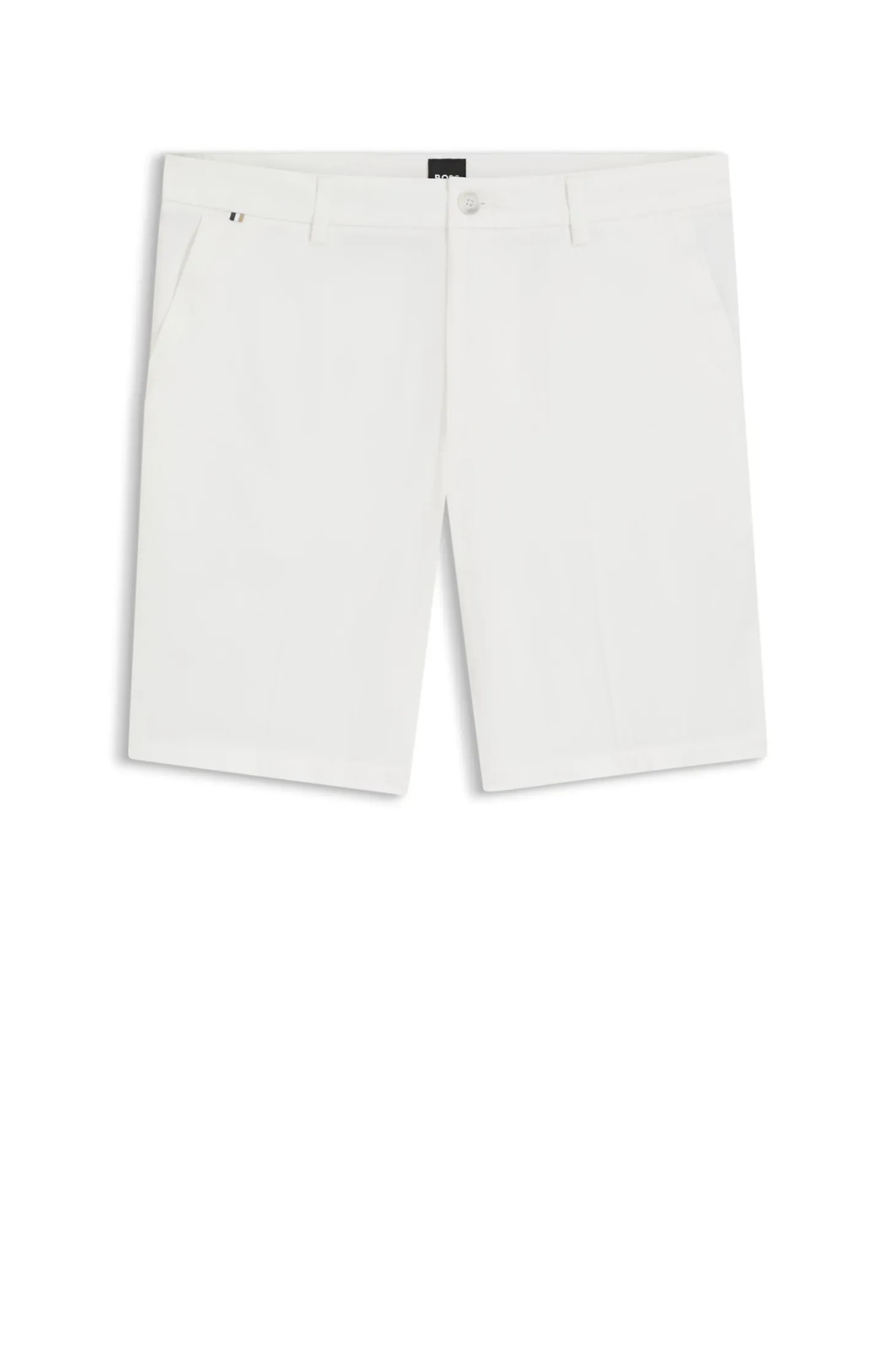 Stretch-cotton shorts in a modern fit