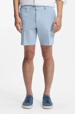 Stretch-cotton shorts in a modern fit