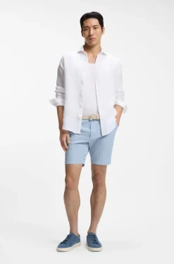 Stretch-cotton shorts in a modern fit