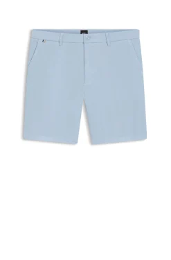 Stretch-cotton shorts in a modern fit