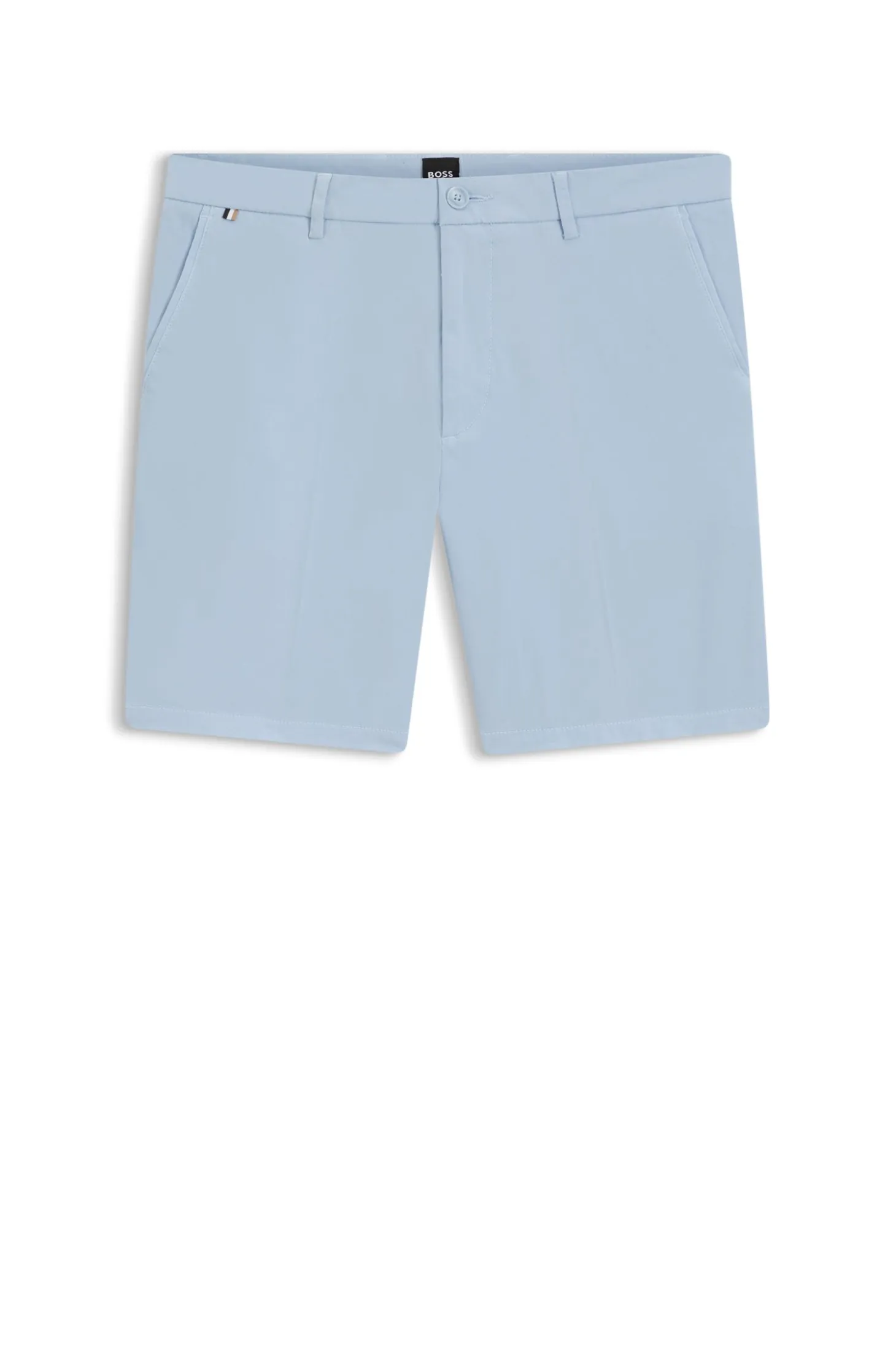 Stretch-cotton shorts in a modern fit