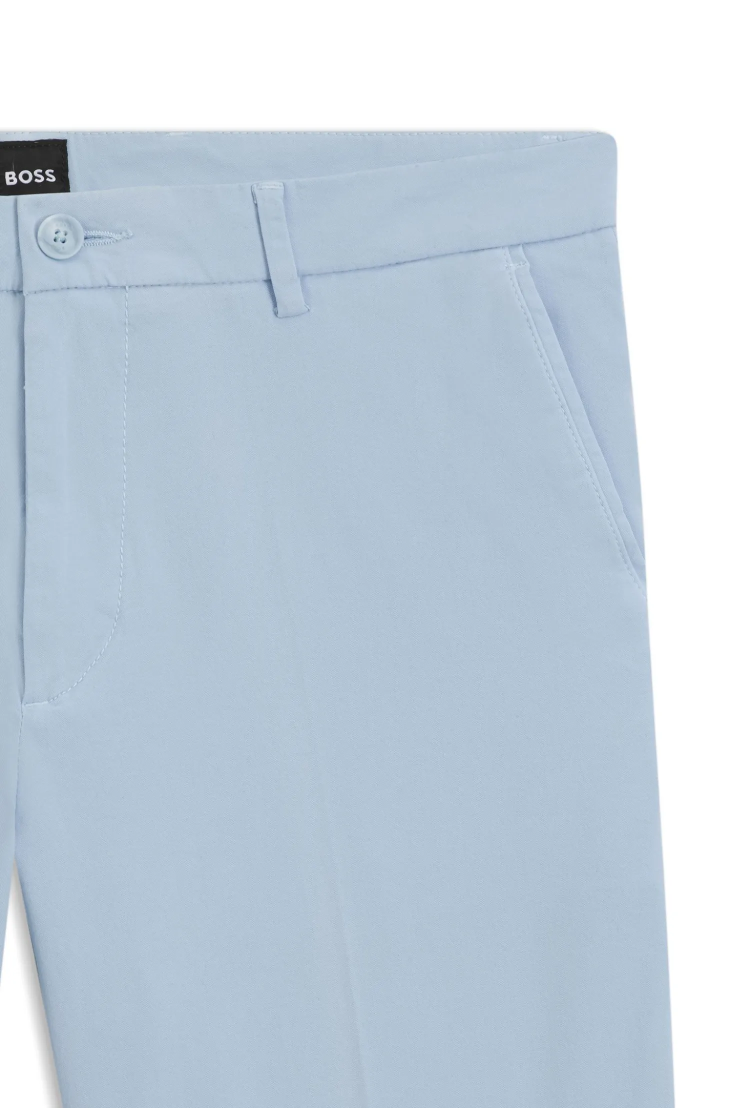Stretch-cotton shorts in a modern fit