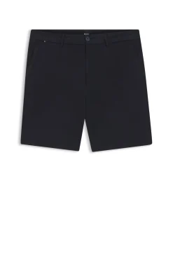 Stretch-cotton shorts in a modern fit