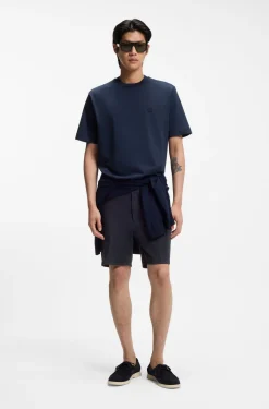 Stretch-cotton shorts in a modern fit