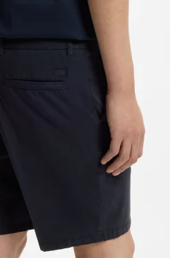 Stretch-cotton shorts in a modern fit
