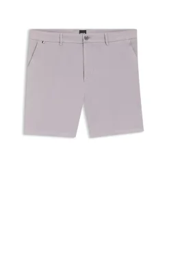 Stretch-cotton shorts in a modern fit