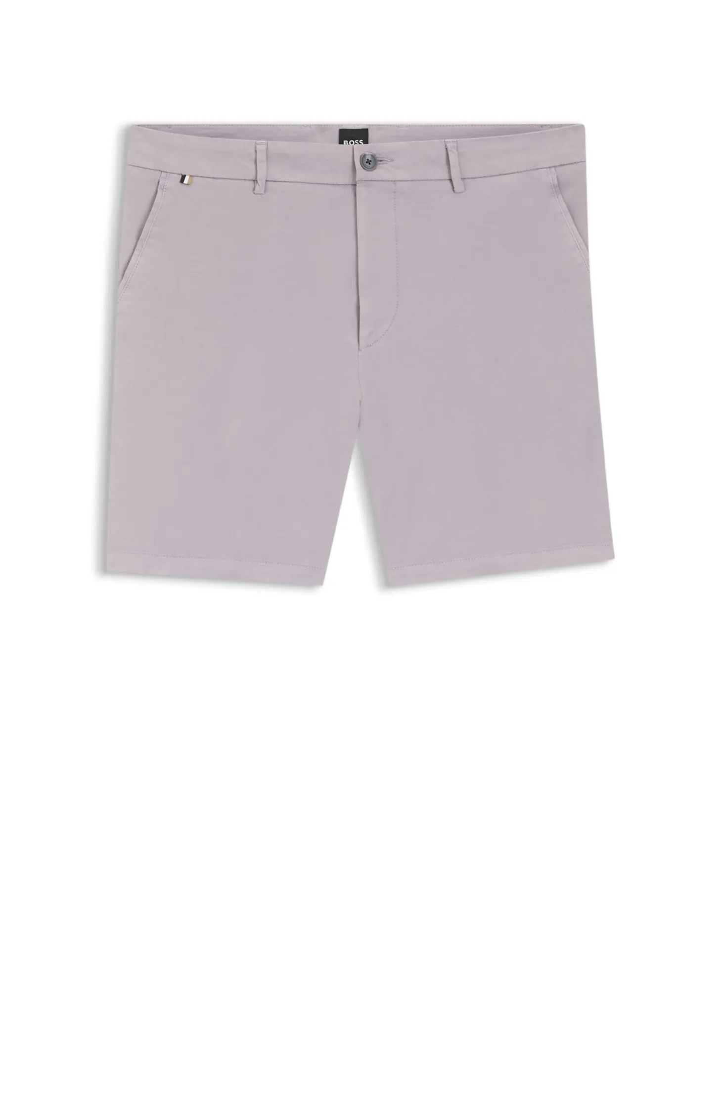 Stretch-cotton shorts in a modern fit
