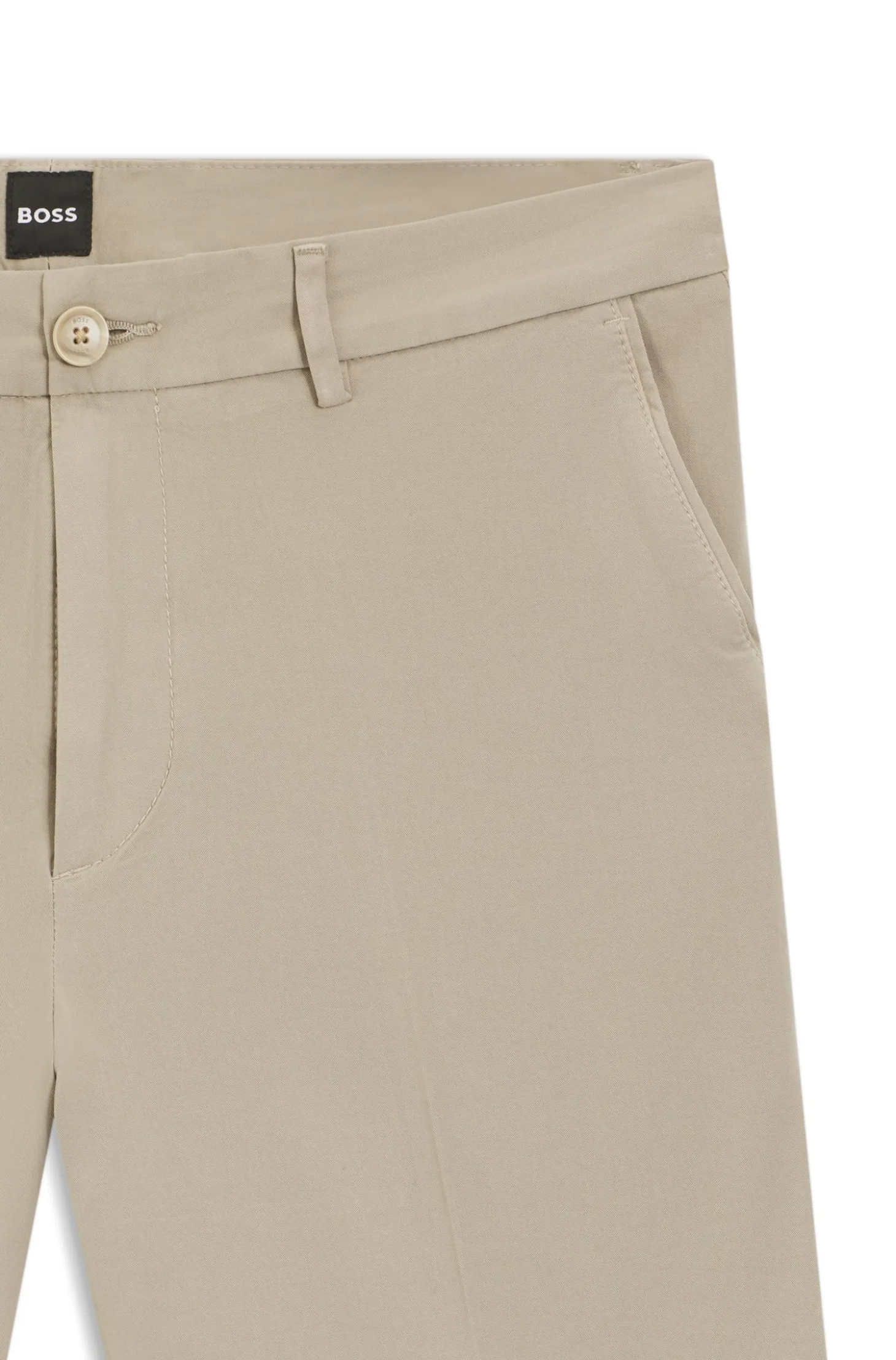 Stretch-cotton shorts in a modern fit