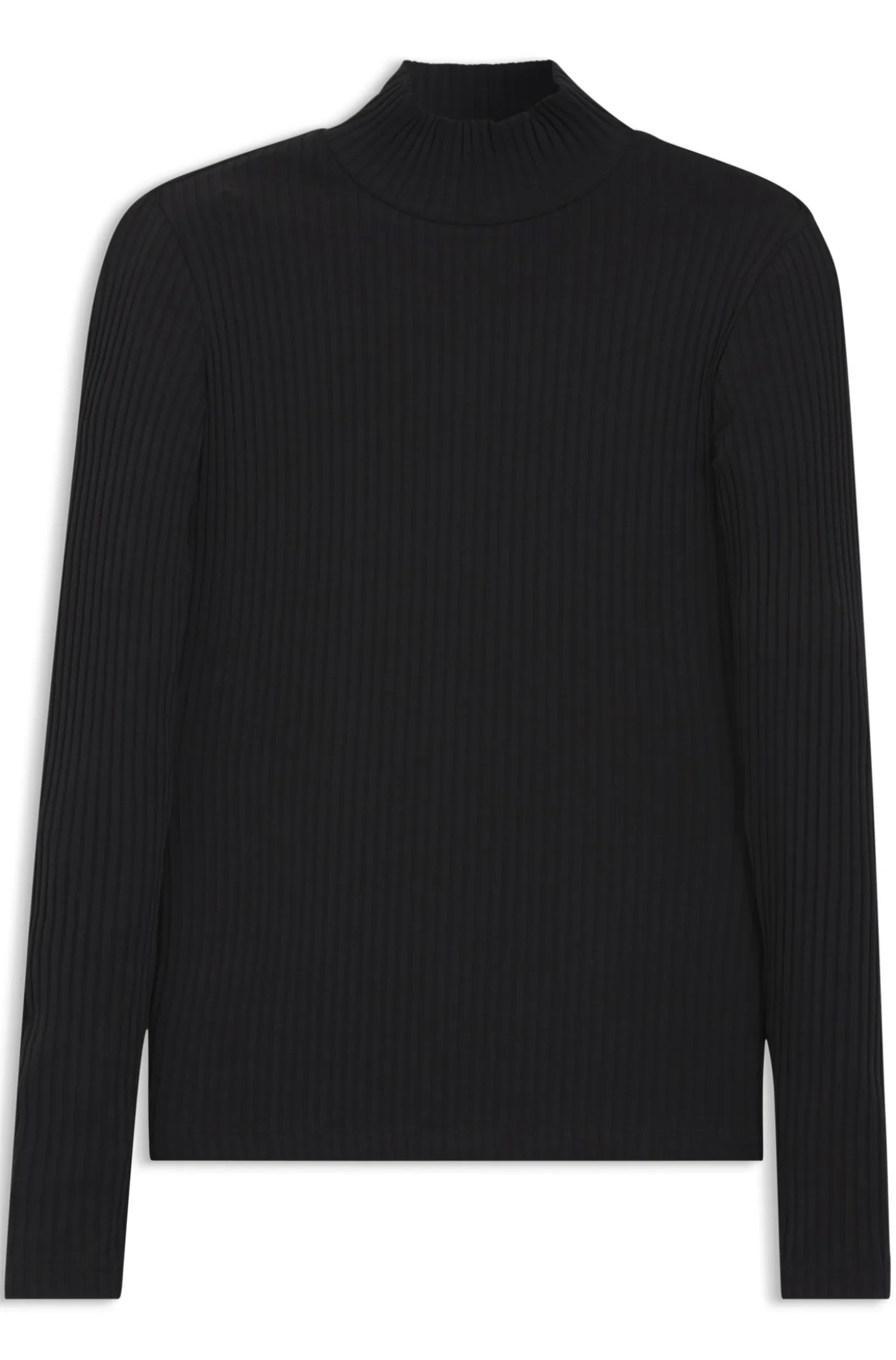 Stretch-cotton slim-fit T-shirt with logo print