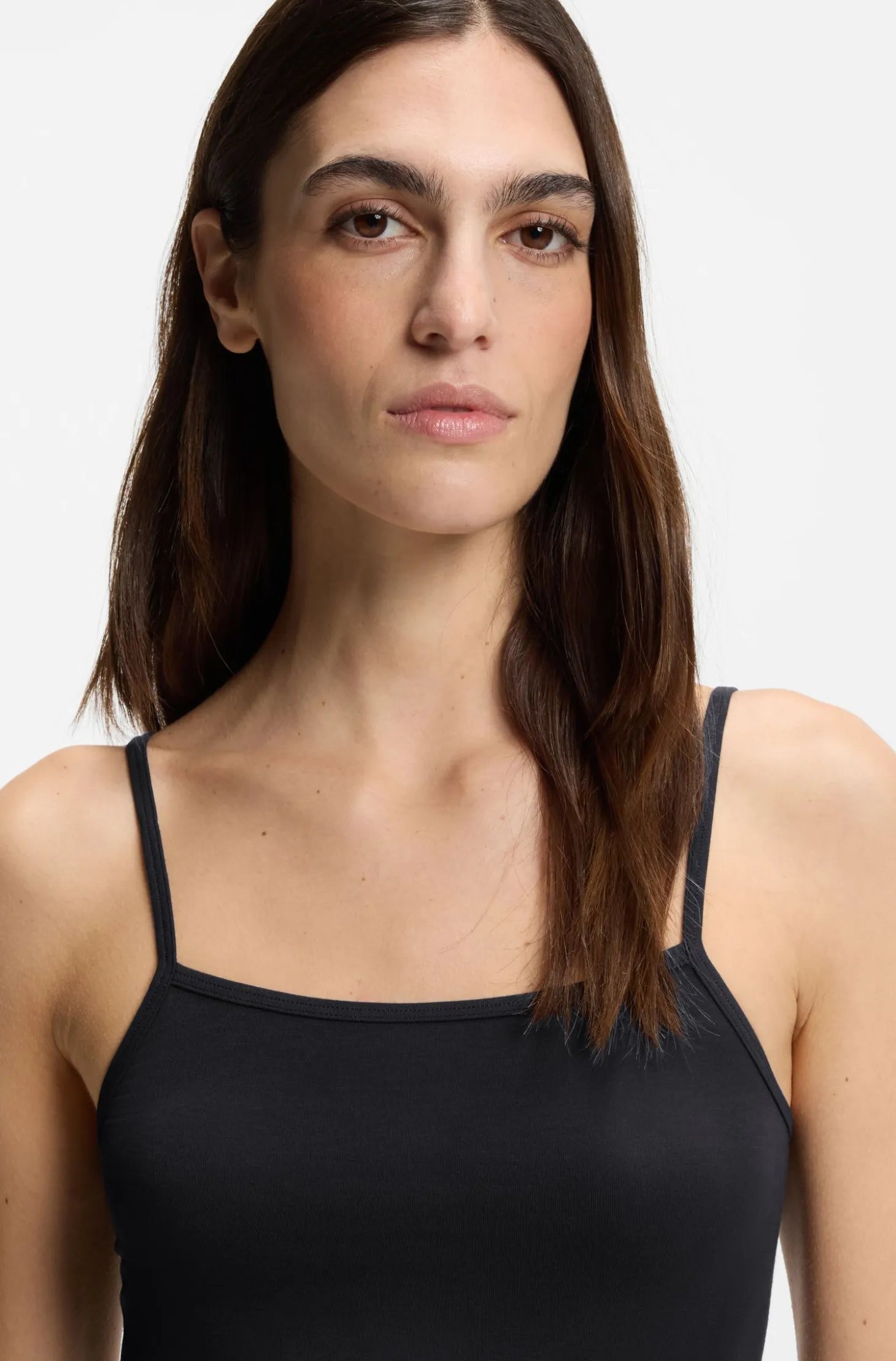Stretch-jersey vest with adjustable straps