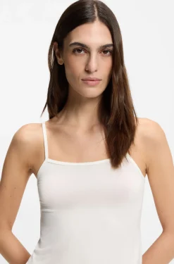 Stretch-jersey vest with adjustable straps