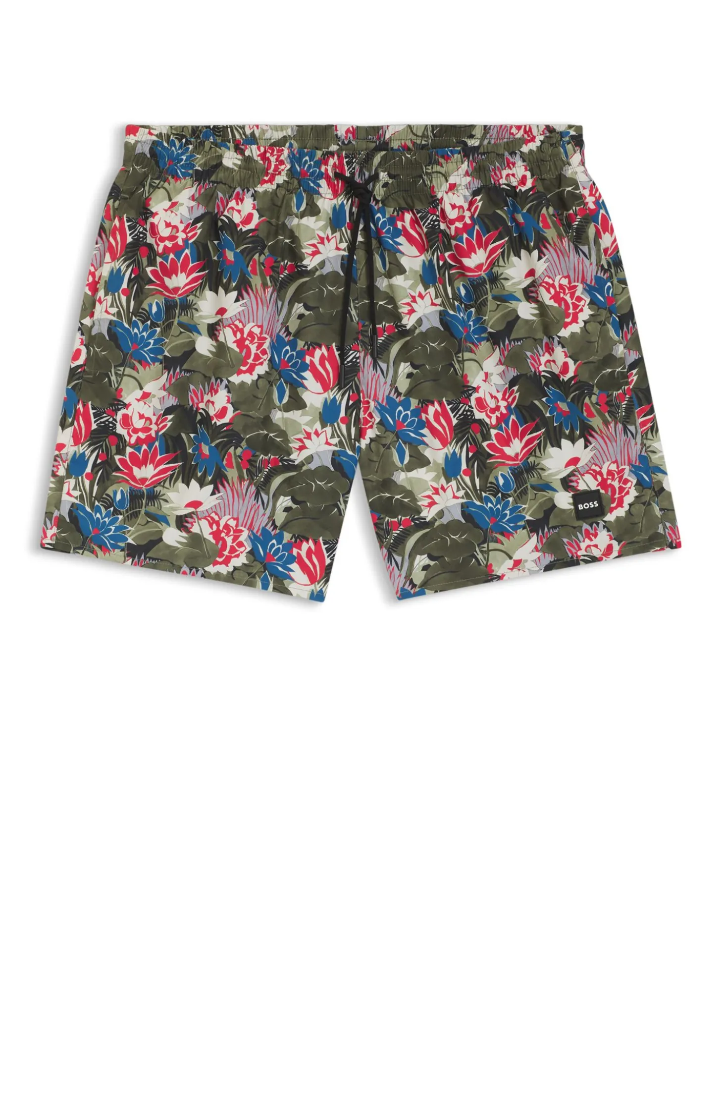 Swim shorts with all-over print
