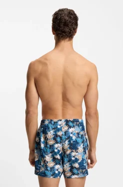 Swim shorts with all-over print