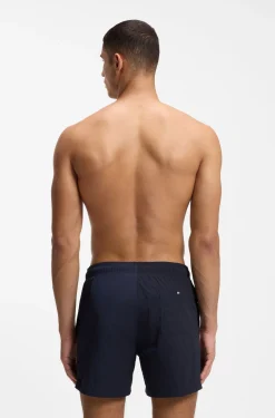 Swim shorts with Double B monogram trim