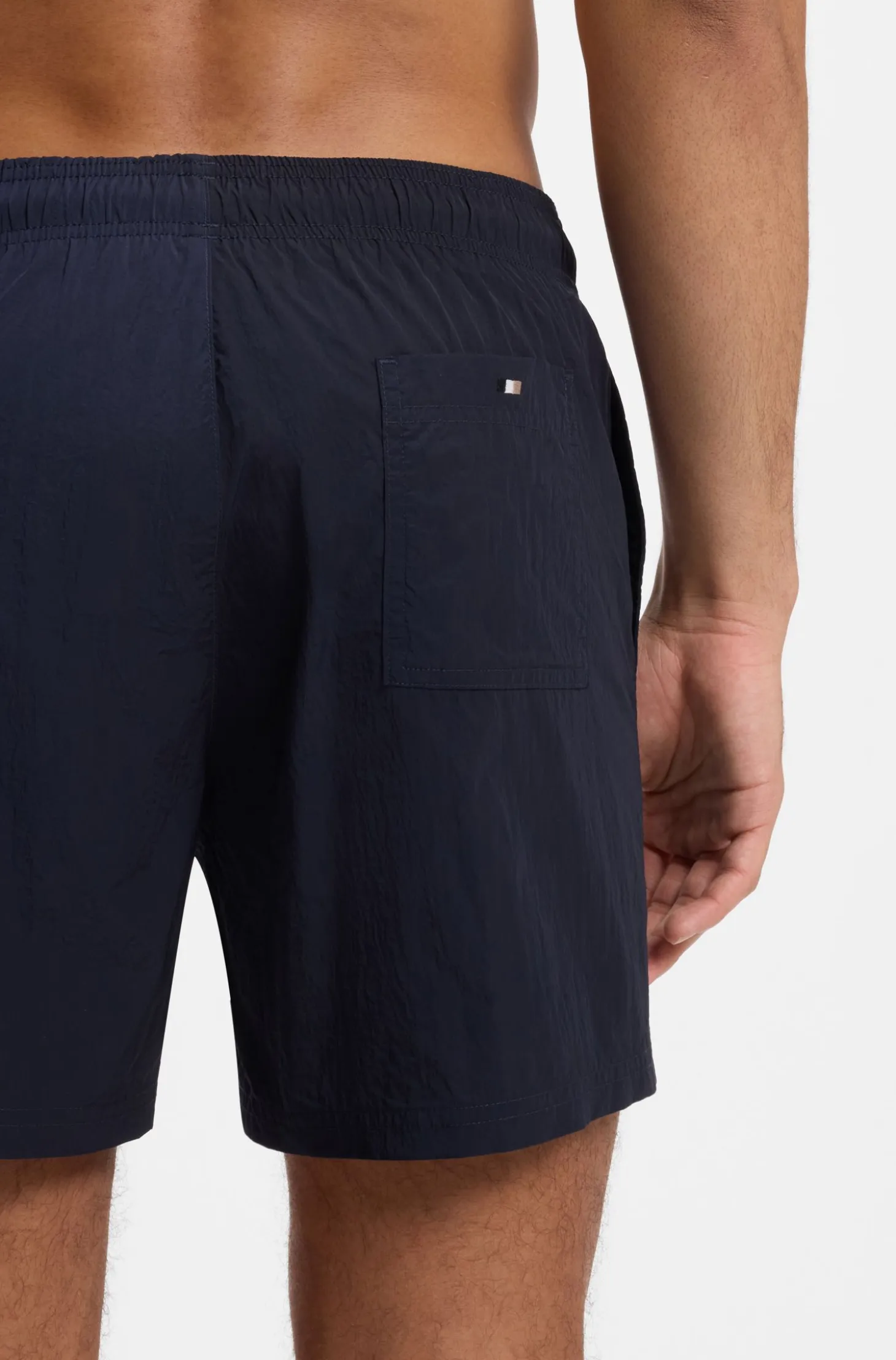 Swim shorts with Double B monogram trim