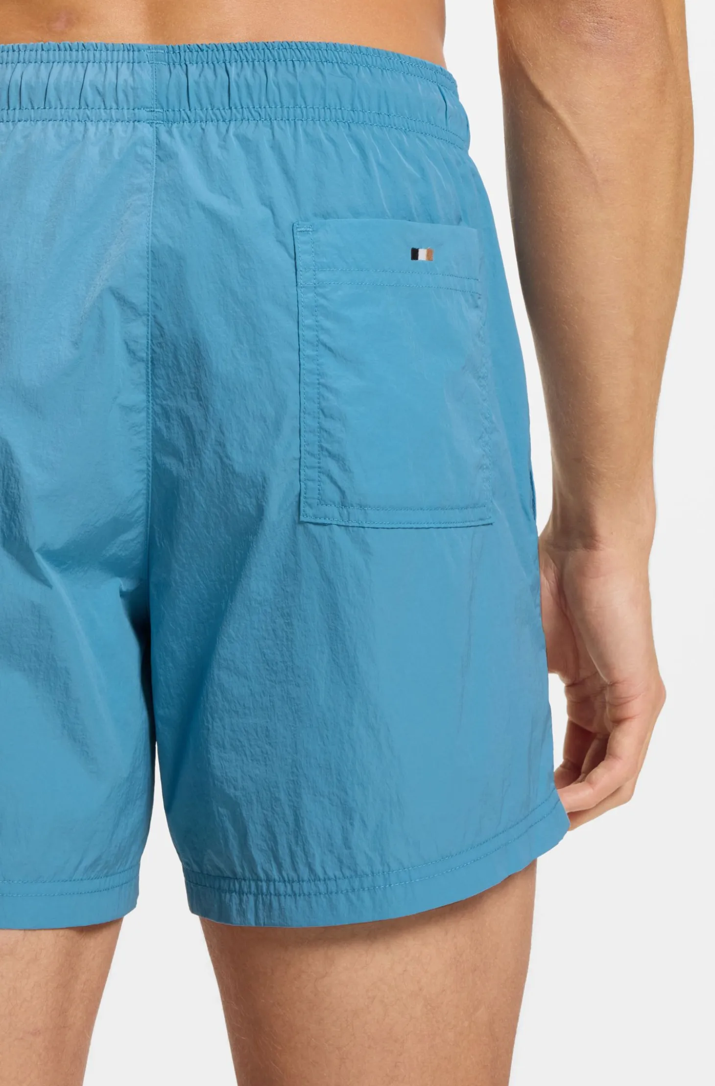 Swim shorts with Double B monogram trim