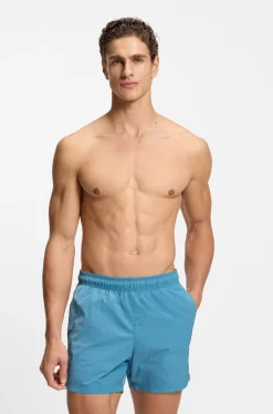 Swim shorts with Double B monogram trim