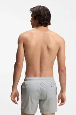Swim shorts with Double B monogram trim