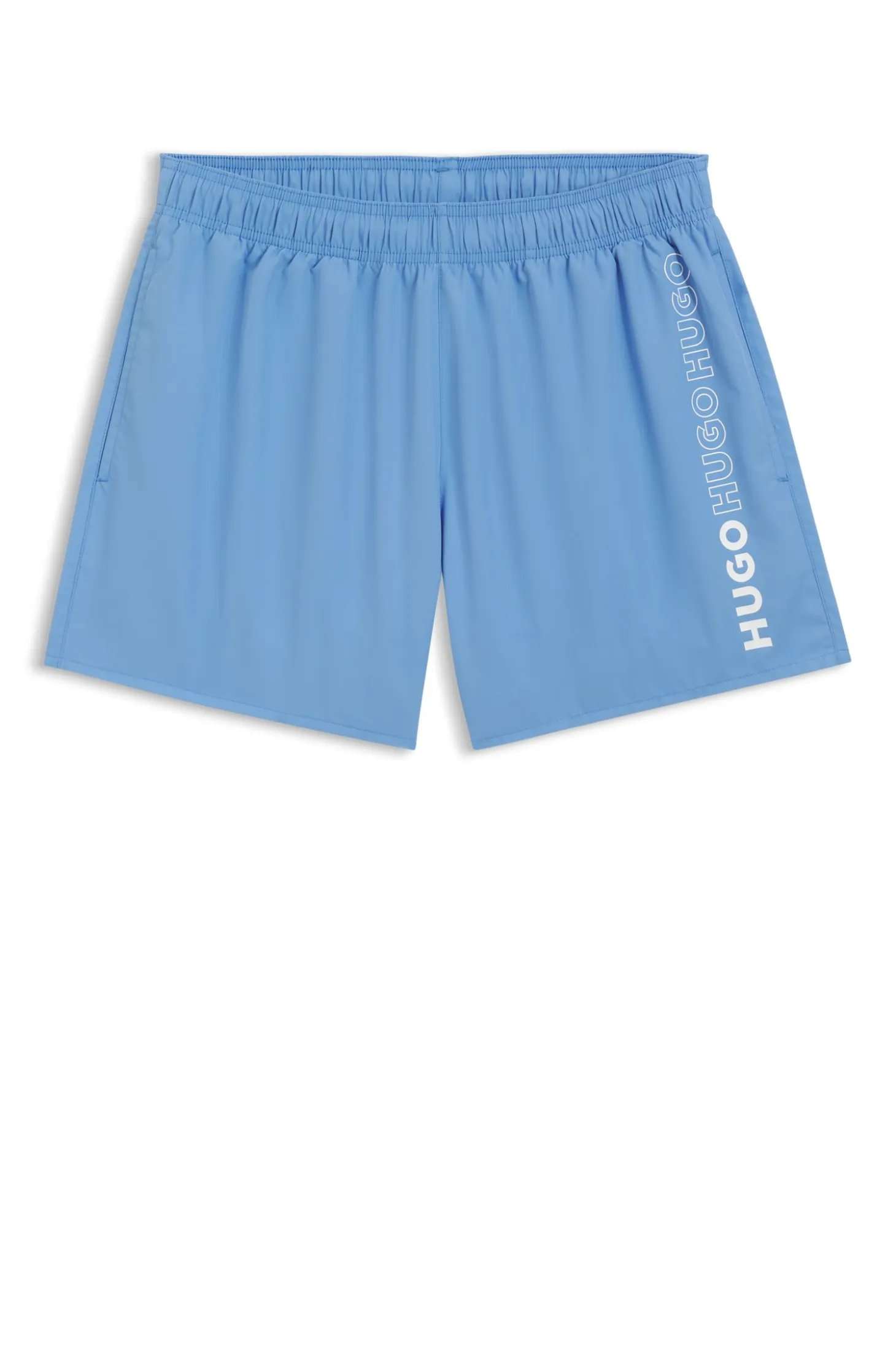 Swim shorts with repeat logos