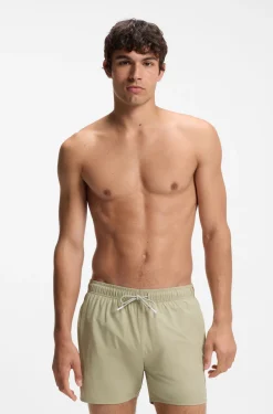 Swim shorts with signature stripe and logo