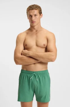 Swim shorts with signature stripe and logo