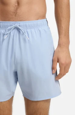 Swim shorts with signature stripe and logo