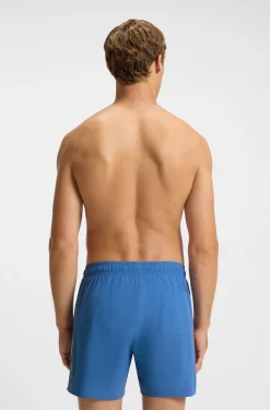 Swim shorts with signature stripe and logo
