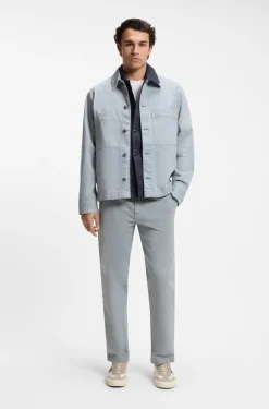 Tapered-fit jeans in stretch cotton