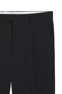 Tapered-fit trousers in a cotton blend