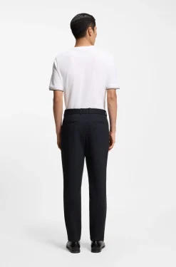 Tapered-fit trousers in performance-stretch fabric