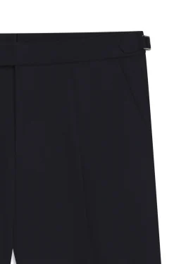Tapered-fit trousers in stretch cotton