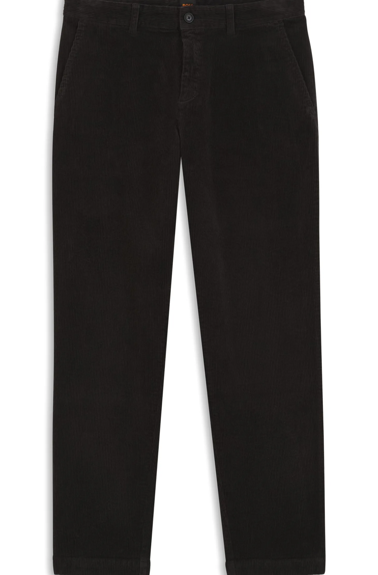 Tapered-fit trousers in stretch-cotton corduroy
