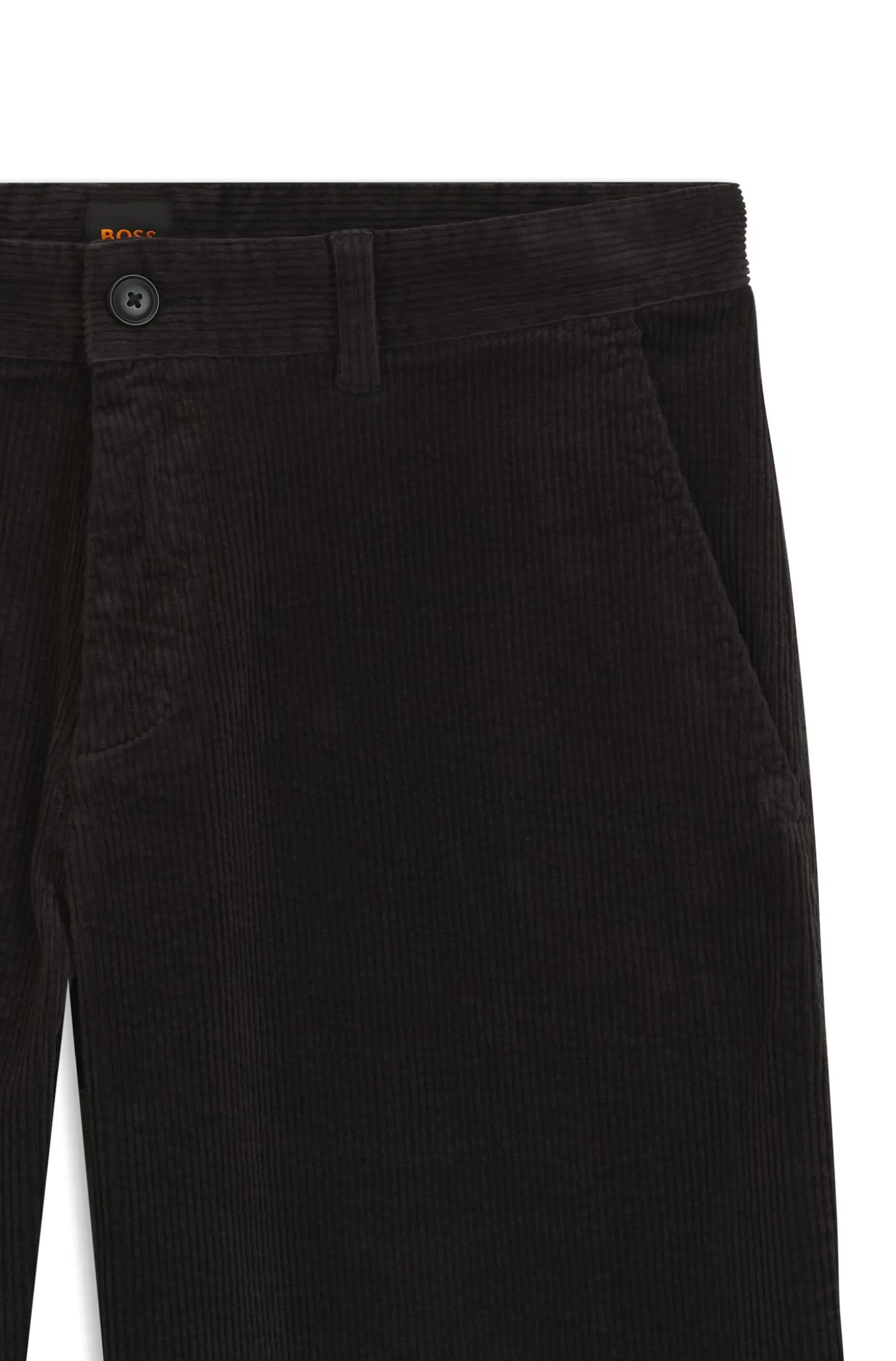 Tapered-fit trousers in stretch-cotton corduroy